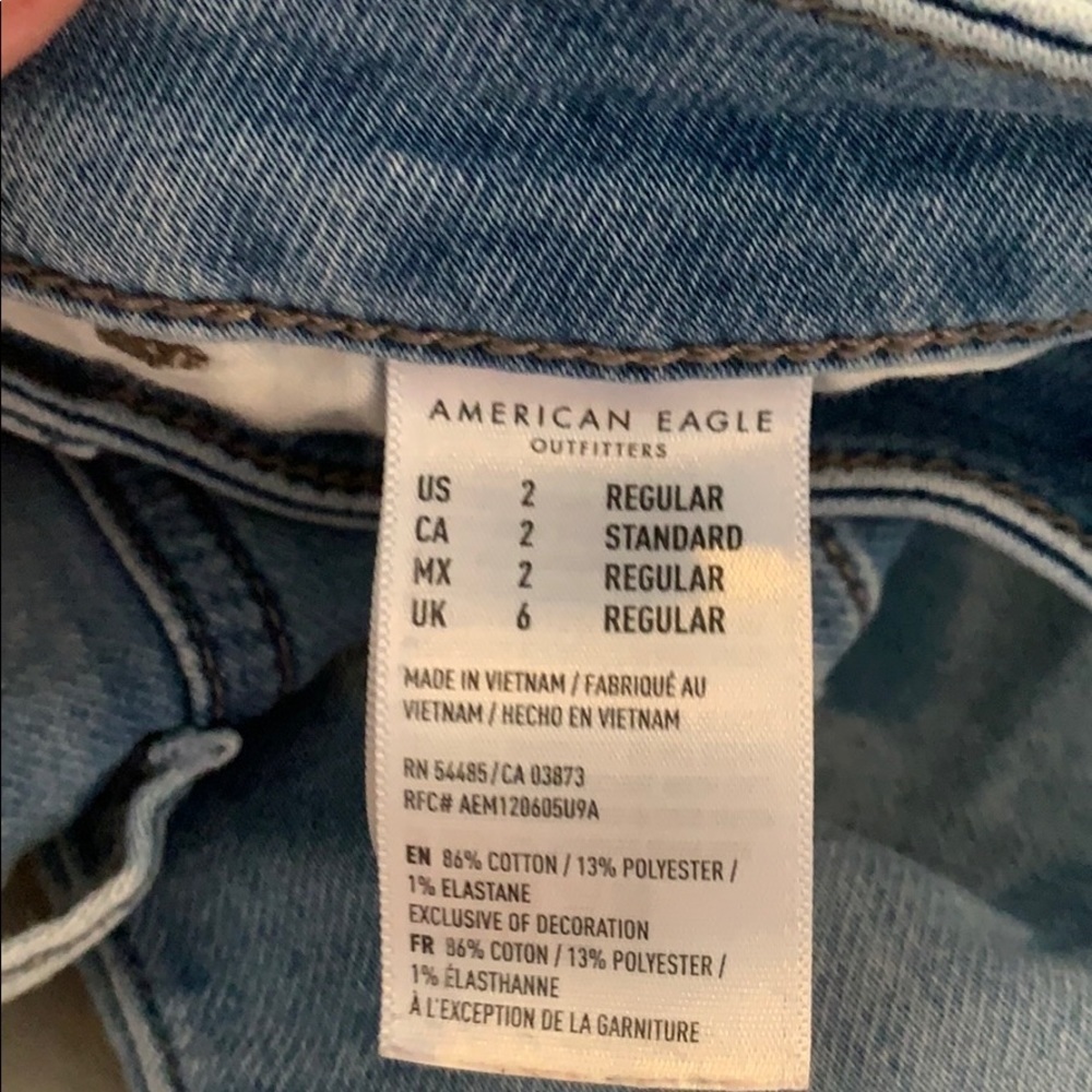 AE Super Stretch Skinny Jegging Light Wash 7/18​​​​​​​​​ - Picture 7 of 8